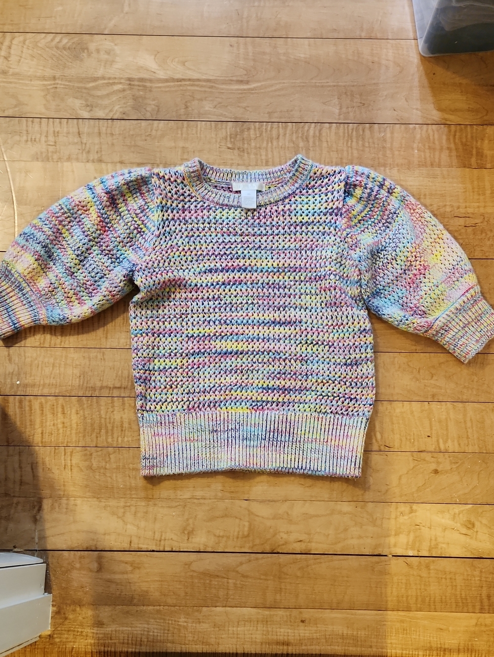 Design History Pastel Rainbow Knit Sweater